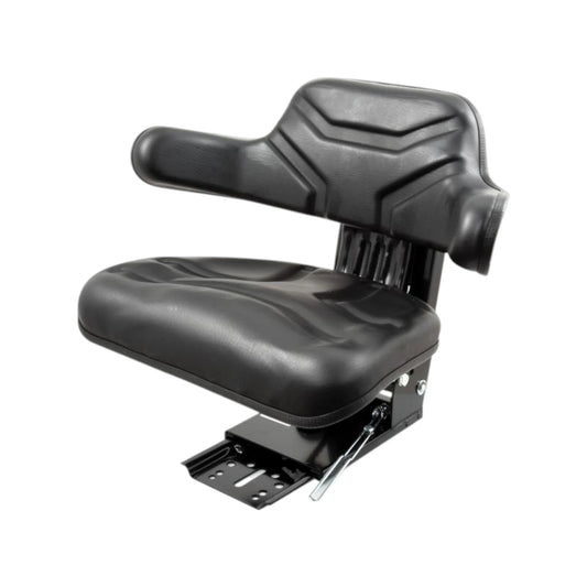 Mechanisch gefederter Sitz schwarz